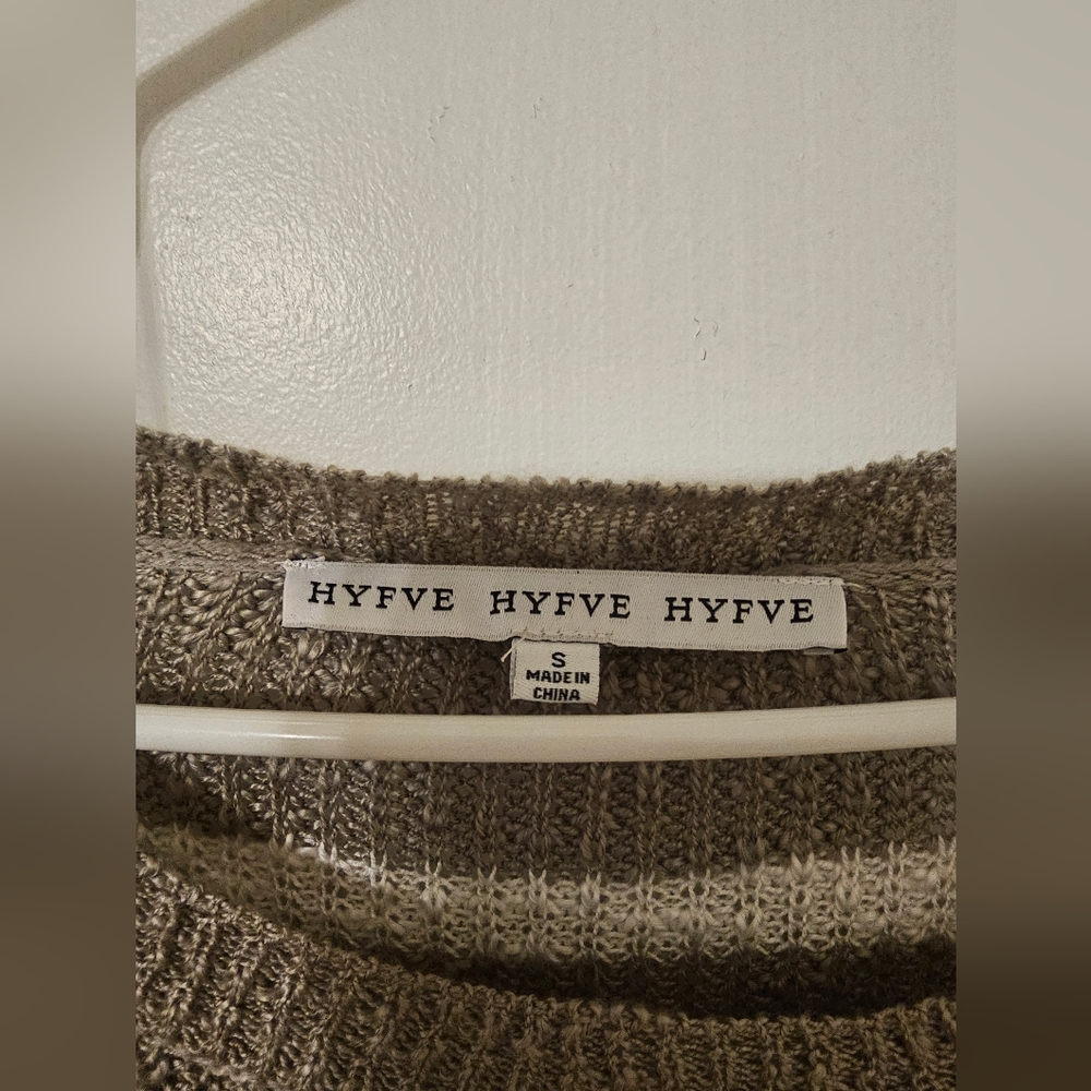 HYFVE Taupe Knit Pullover